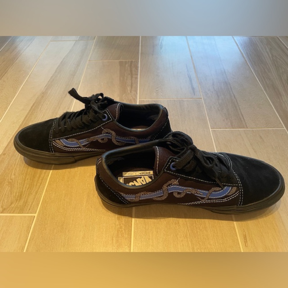 Vans Skate Old Skool Breana Geering Blue/Black with snake motif - Picture 5 of 11